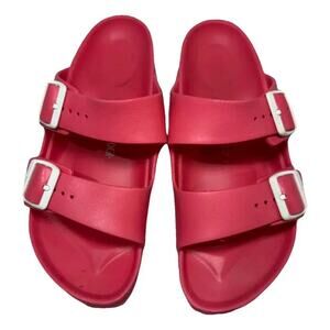 Birkenstock Arizona Essentials – Red EVA Sandals (Size 11)